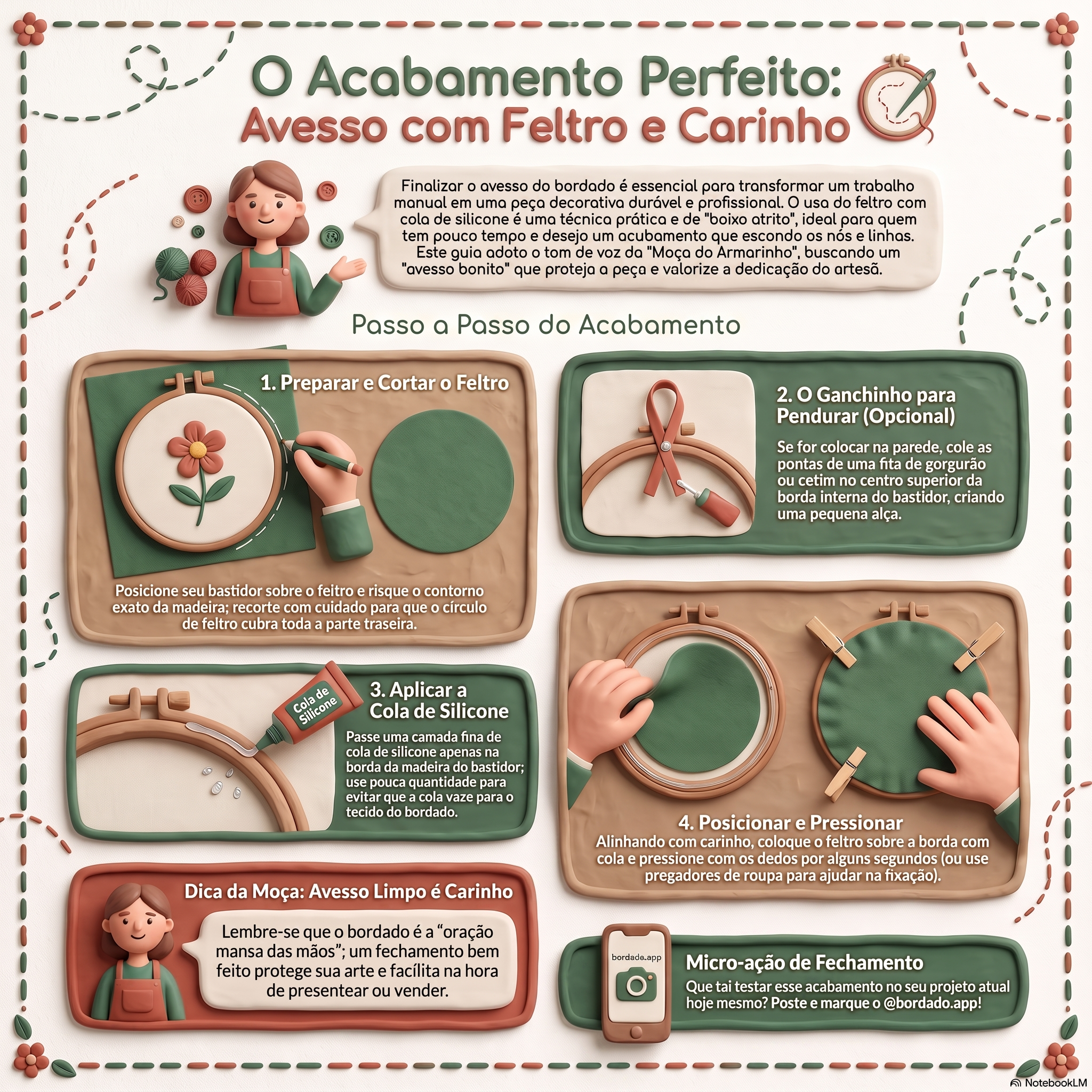 Miniatura do material O Acabamento Perfeito: Avesso com Feltro e Carinho